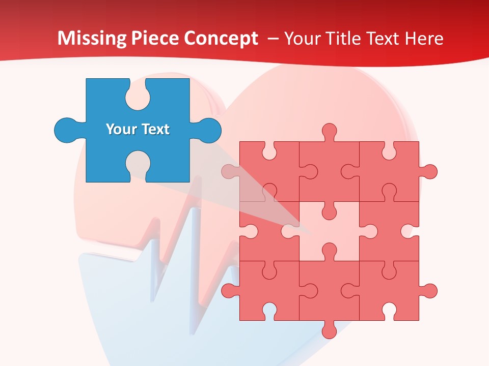 Romance Healthcare Red PowerPoint Template