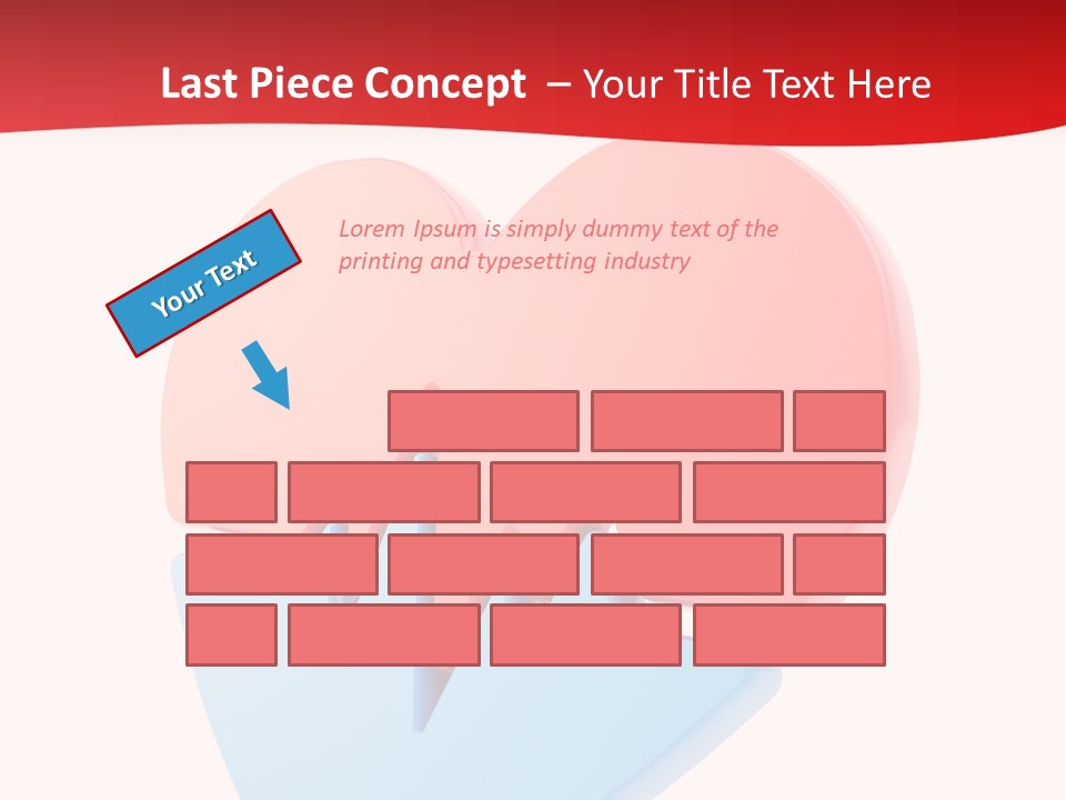 Romance Healthcare Red PowerPoint Template