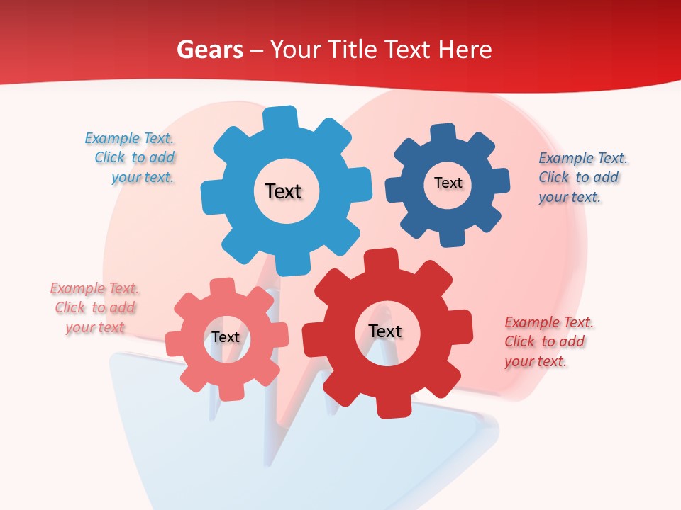 Romance Healthcare Red PowerPoint Template