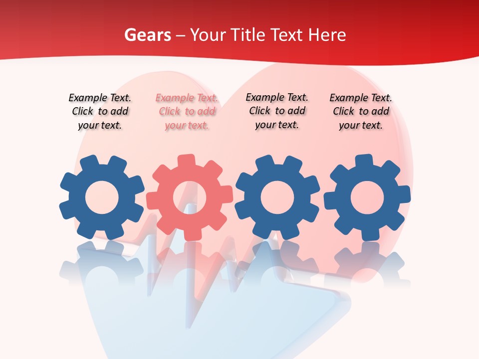 Romance Healthcare Red PowerPoint Template