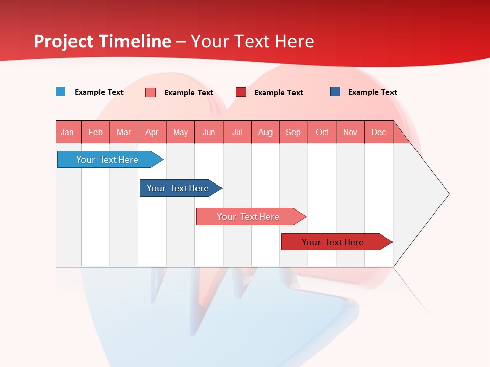 Romance Healthcare Red PowerPoint Template
