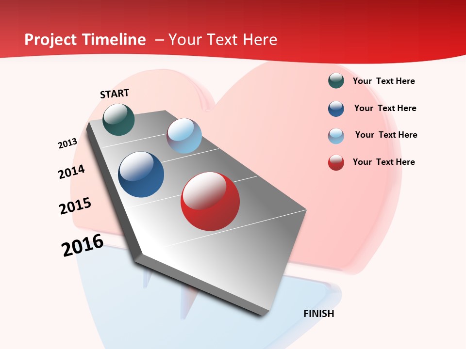 Romance Healthcare Red PowerPoint Template