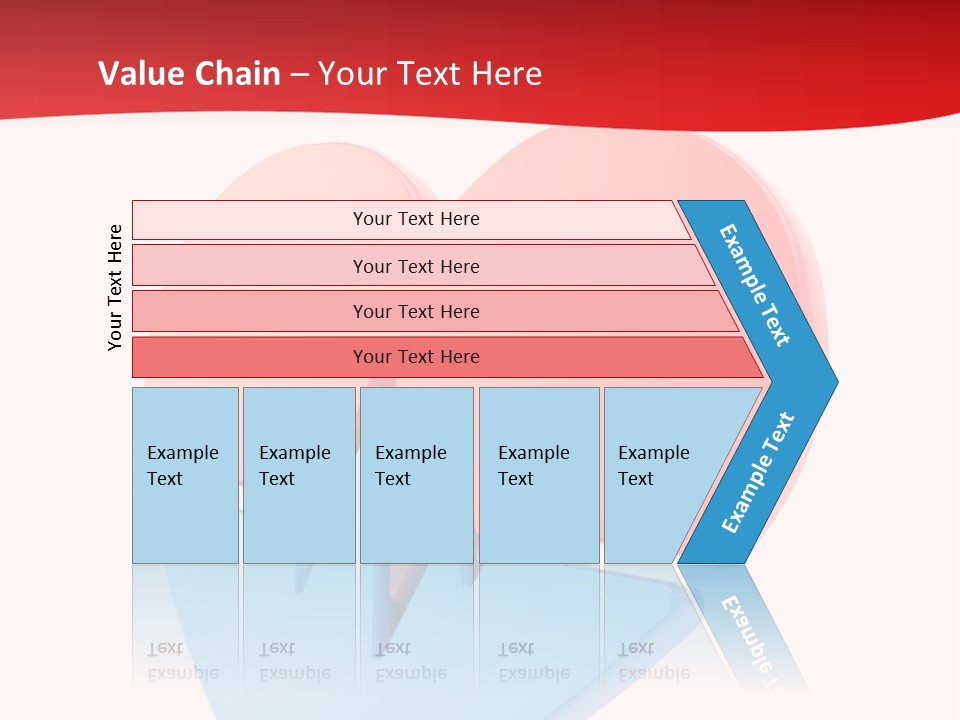 Romance Healthcare Red PowerPoint Template