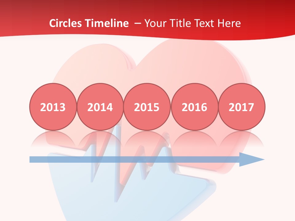 Romance Healthcare Red PowerPoint Template