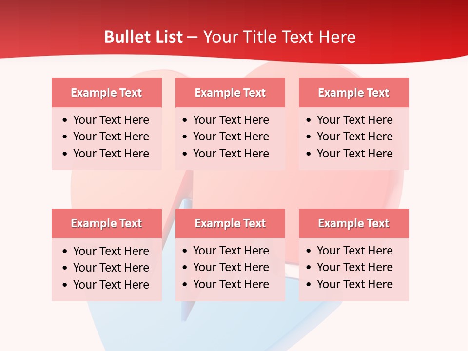 Romance Healthcare Red PowerPoint Template