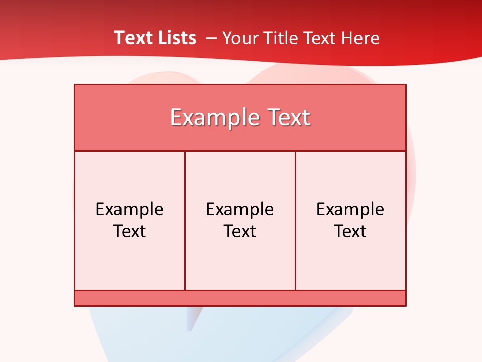 Romance Healthcare Red PowerPoint Template