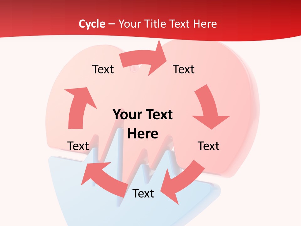 Romance Healthcare Red PowerPoint Template
