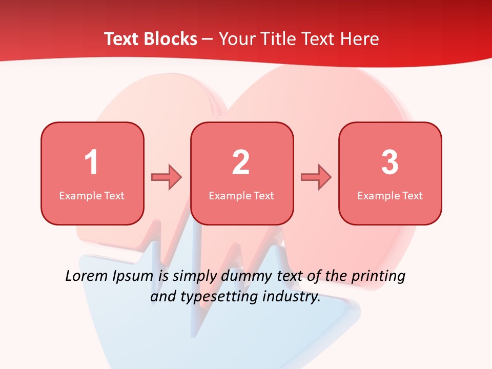 Romance Healthcare Red PowerPoint Template