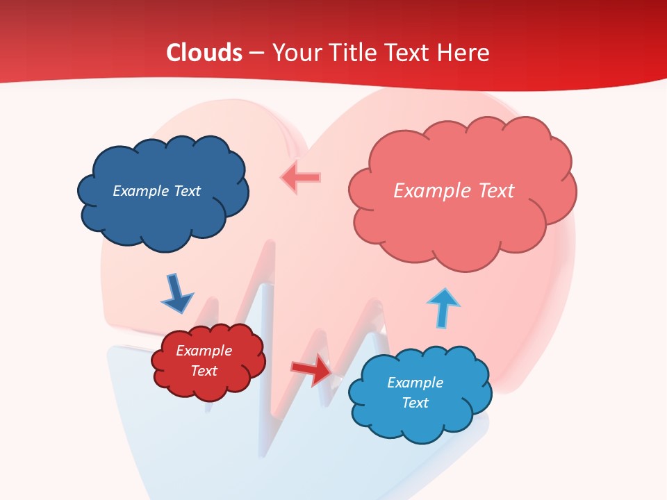 Romance Healthcare Red PowerPoint Template