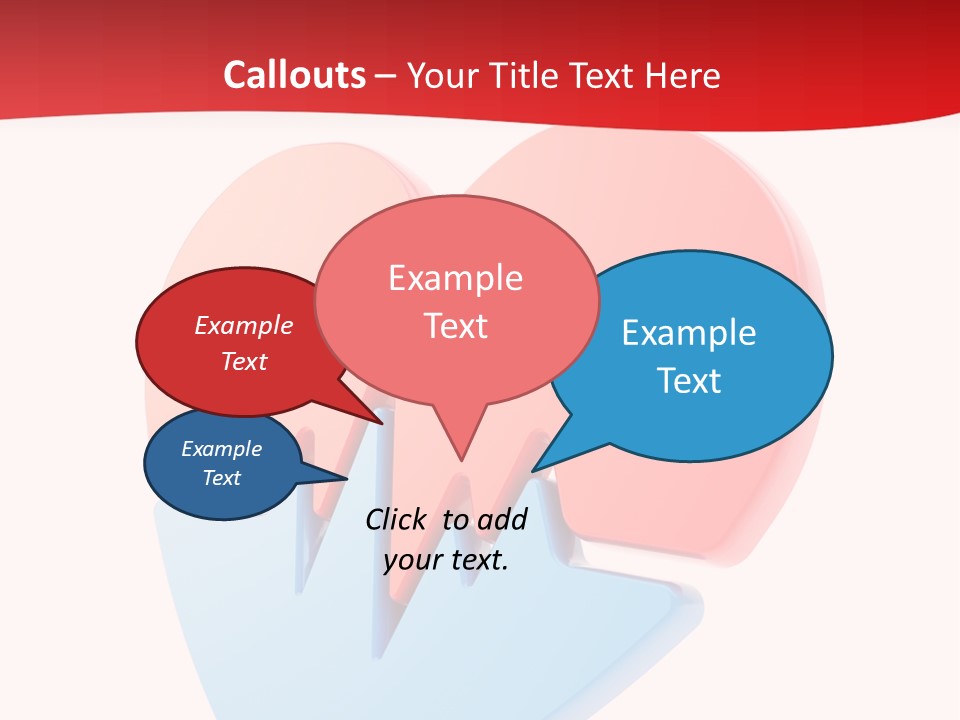 Romance Healthcare Red PowerPoint Template
