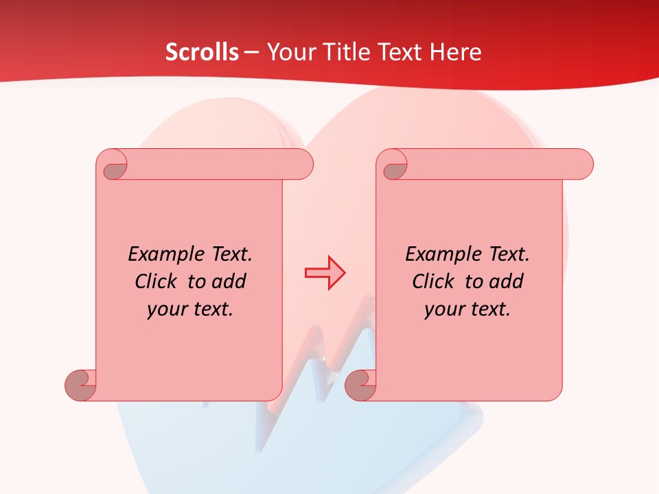 Romance Healthcare Red PowerPoint Template