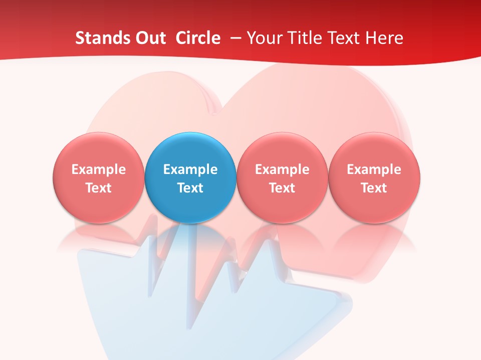 Romance Healthcare Red PowerPoint Template