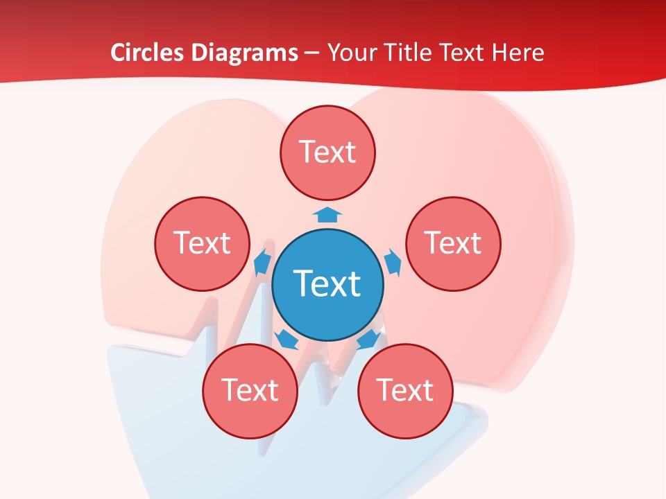 Romance Healthcare Red PowerPoint Template