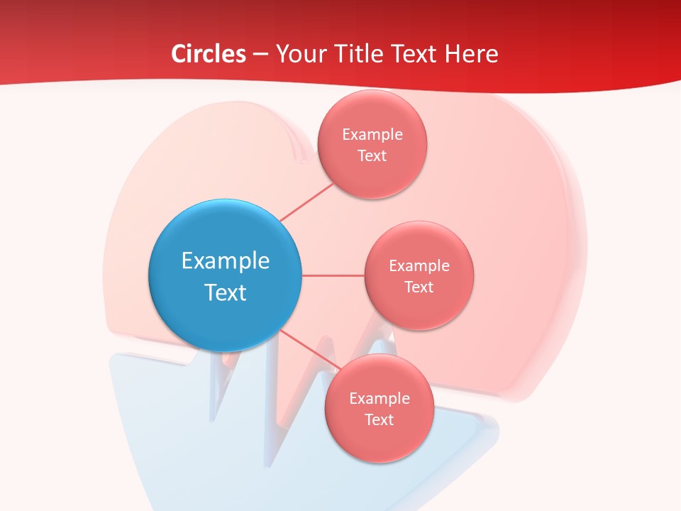 Romance Healthcare Red PowerPoint Template