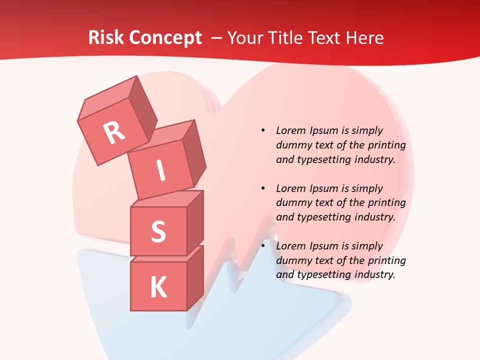 Romance Healthcare Red PowerPoint Template