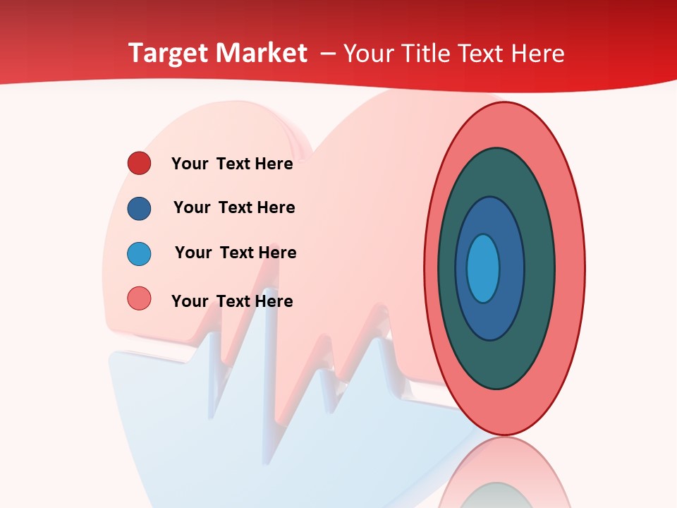 Romance Healthcare Red PowerPoint Template