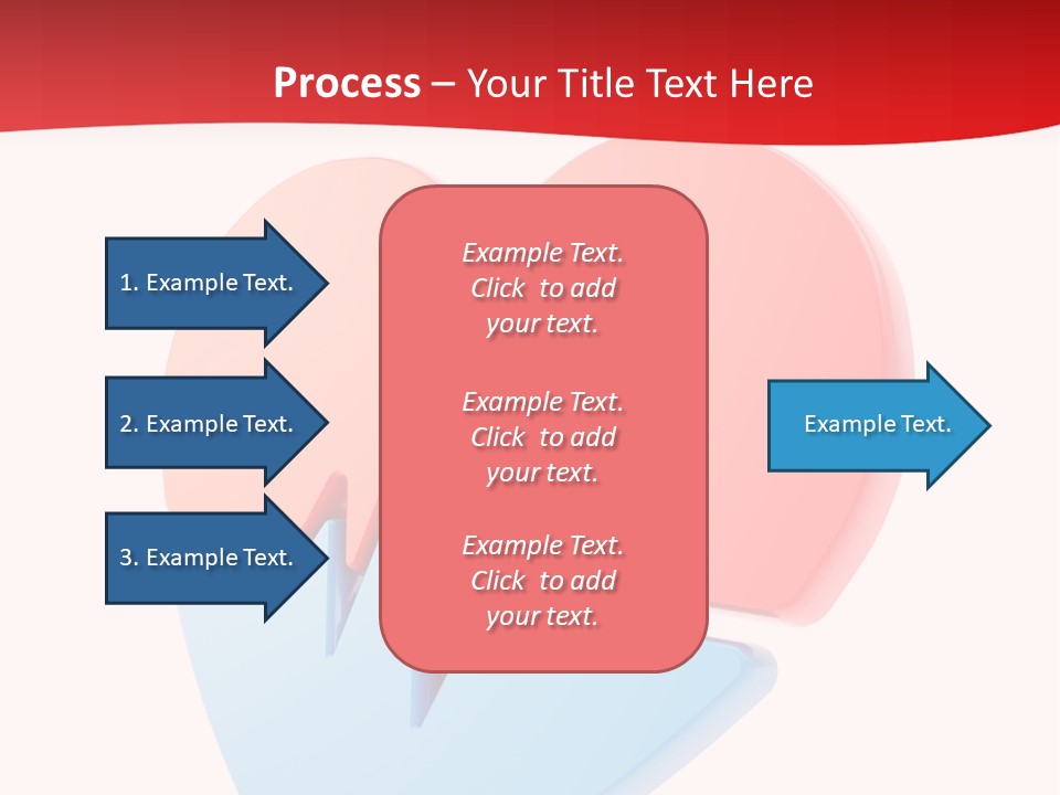 Romance Healthcare Red PowerPoint Template