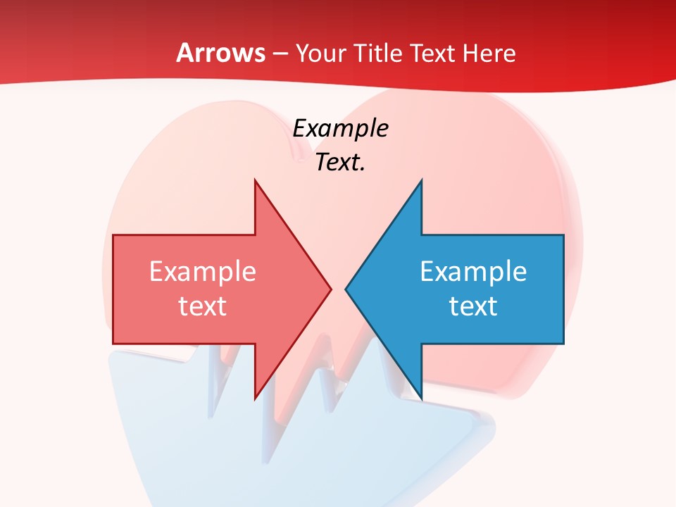 Romance Healthcare Red PowerPoint Template