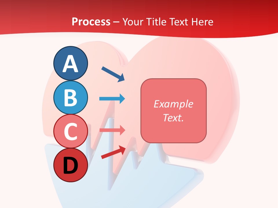 Romance Healthcare Red PowerPoint Template