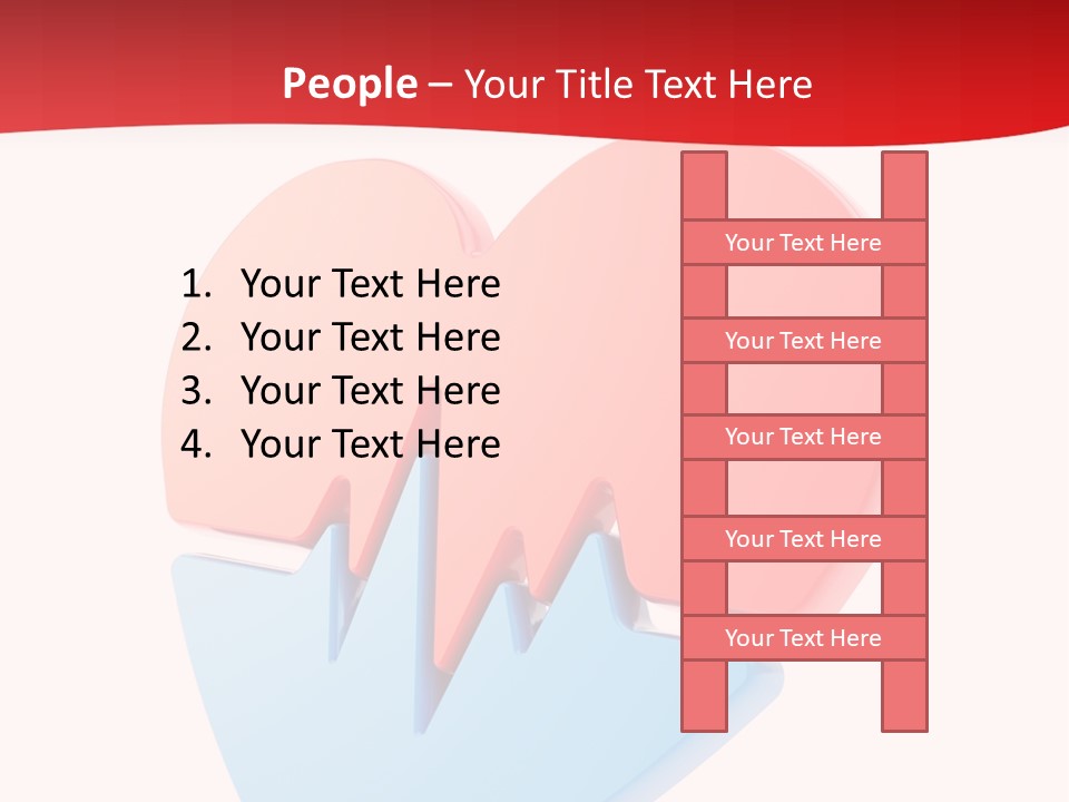 Romance Healthcare Red PowerPoint Template