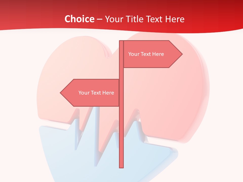 Romance Healthcare Red PowerPoint Template