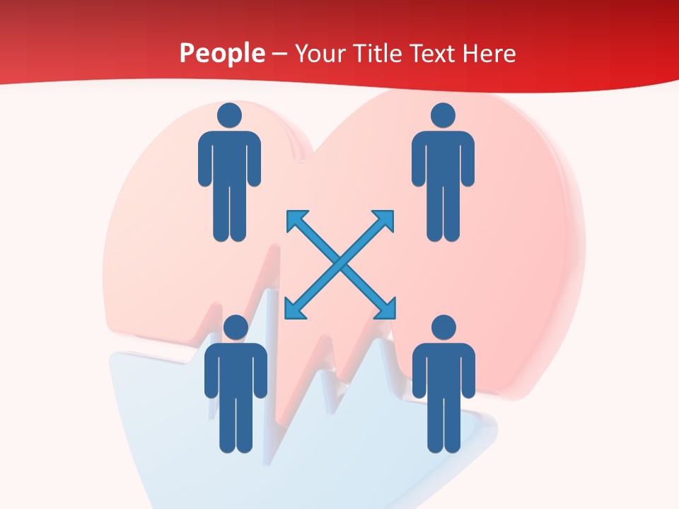 Romance Healthcare Red PowerPoint Template