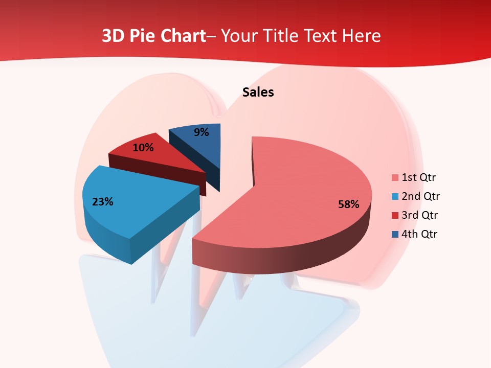 Romance Healthcare Red PowerPoint Template