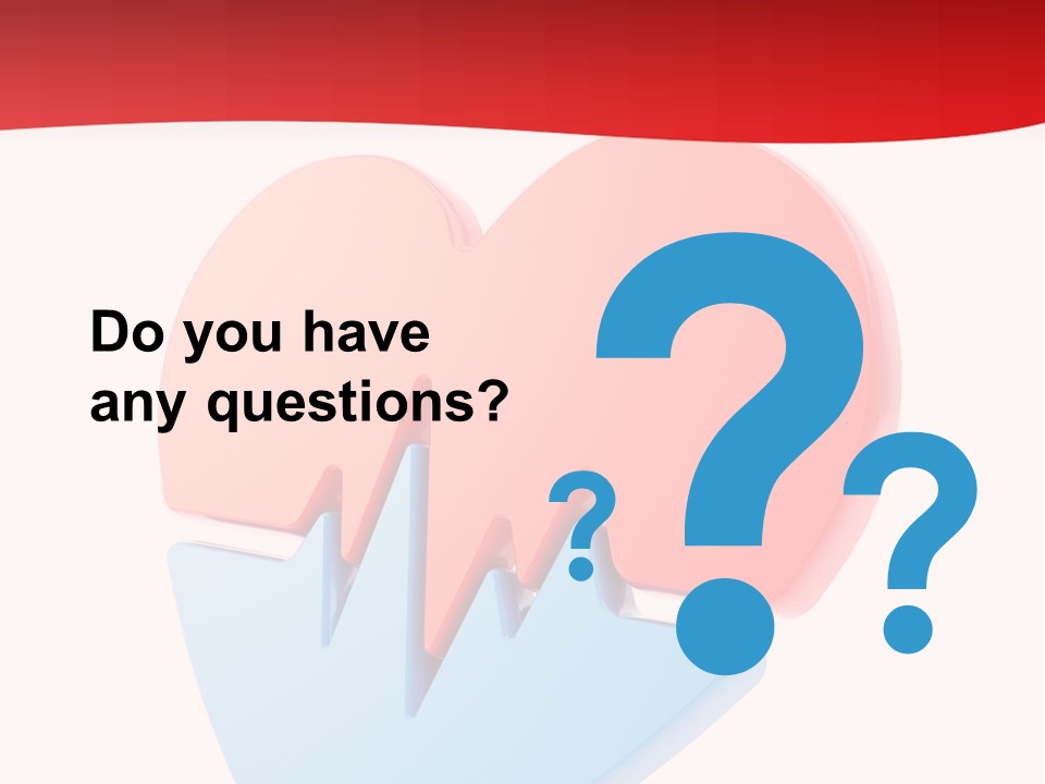 Romance Healthcare Red PowerPoint Template