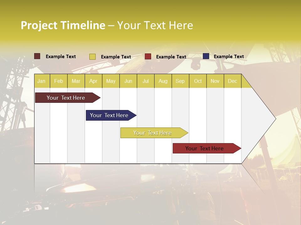 Backlit Guitar Live PowerPoint Template