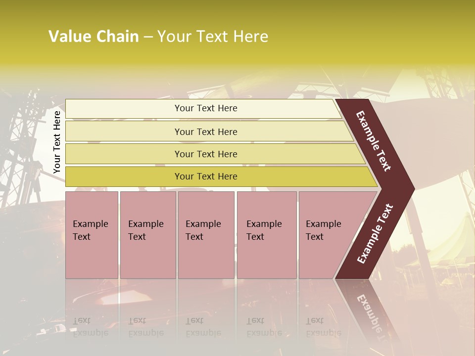 Backlit Guitar Live PowerPoint Template