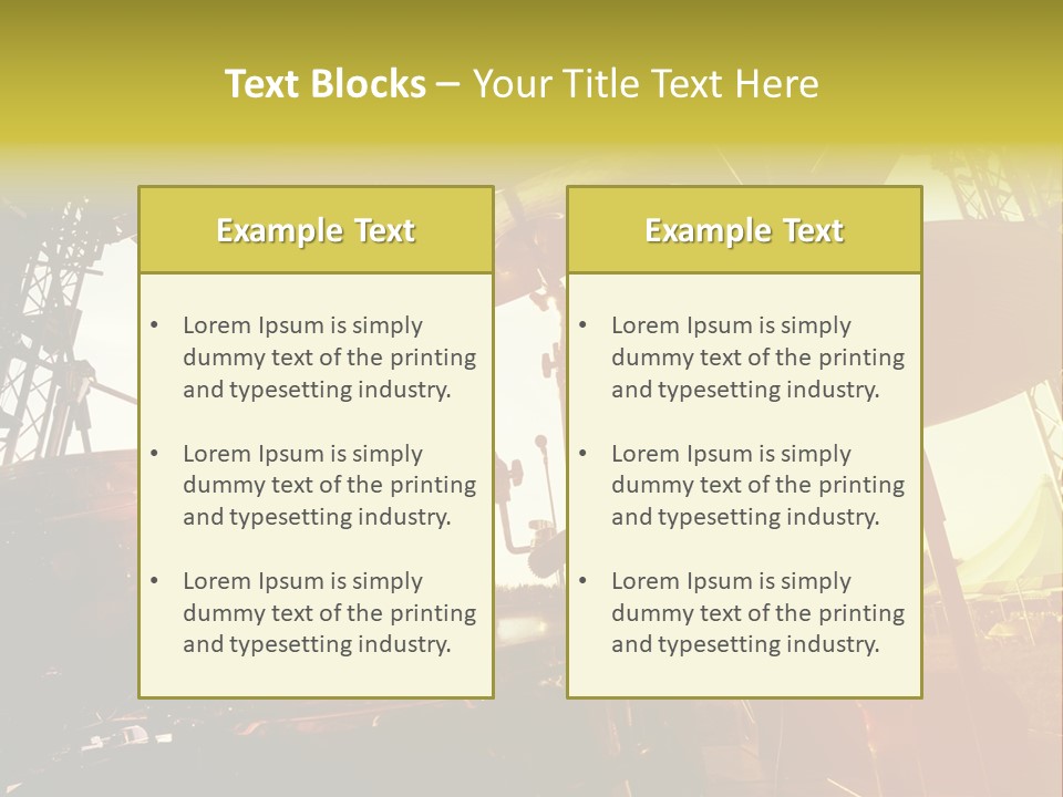 Backlit Guitar Live PowerPoint Template