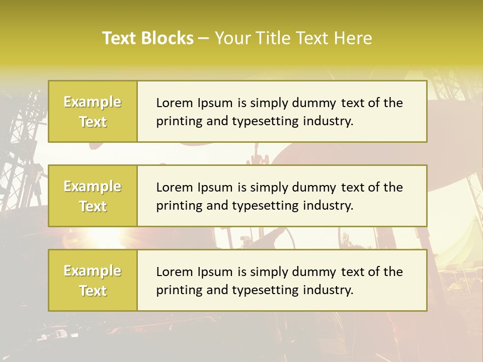Backlit Guitar Live PowerPoint Template