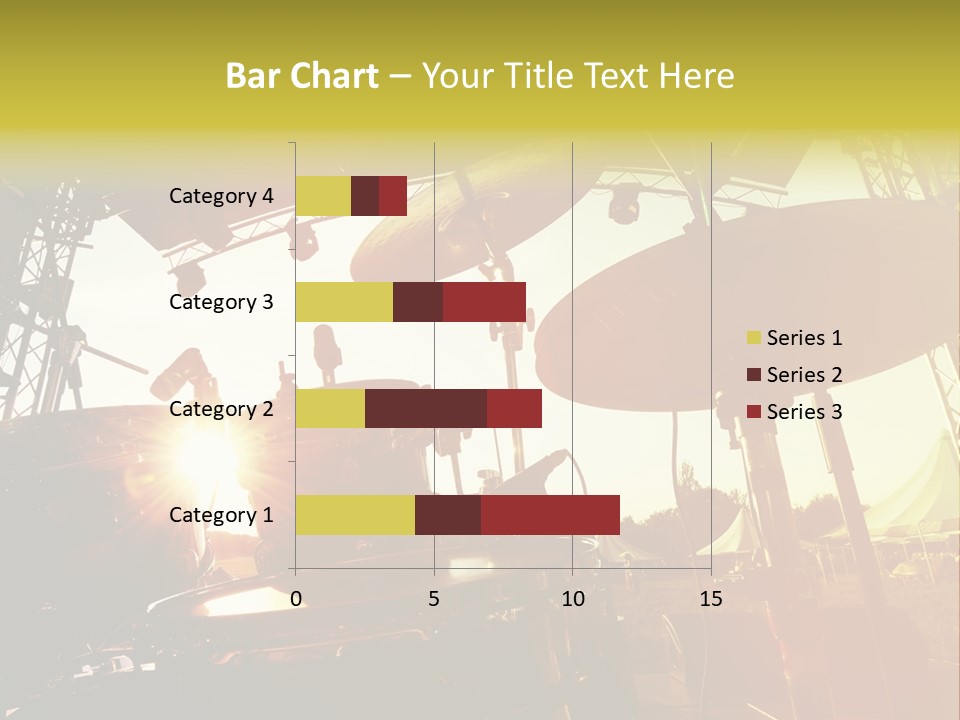 Backlit Guitar Live PowerPoint Template