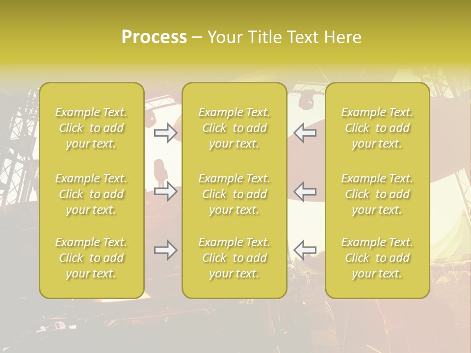 Backlit Guitar Live PowerPoint Template