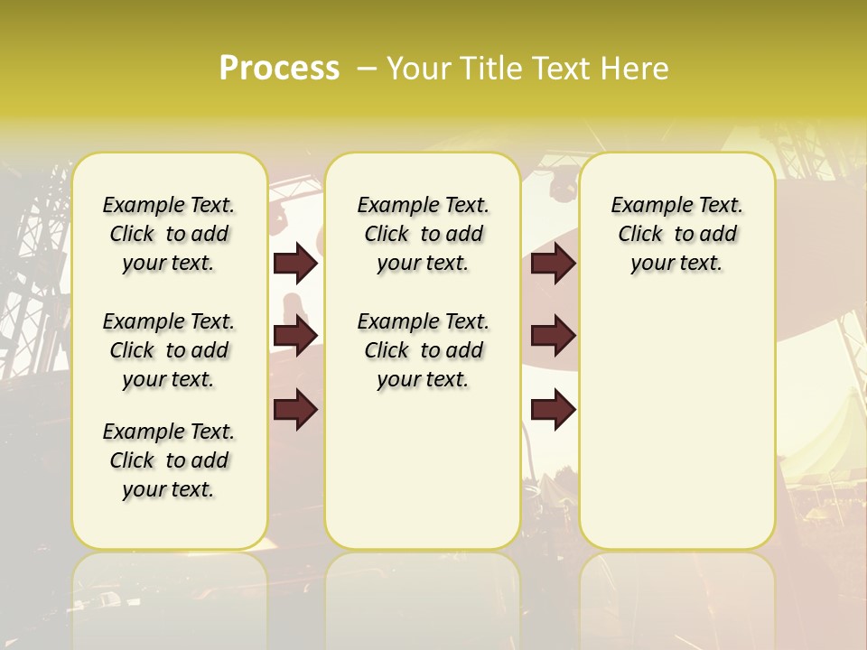 Backlit Guitar Live PowerPoint Template