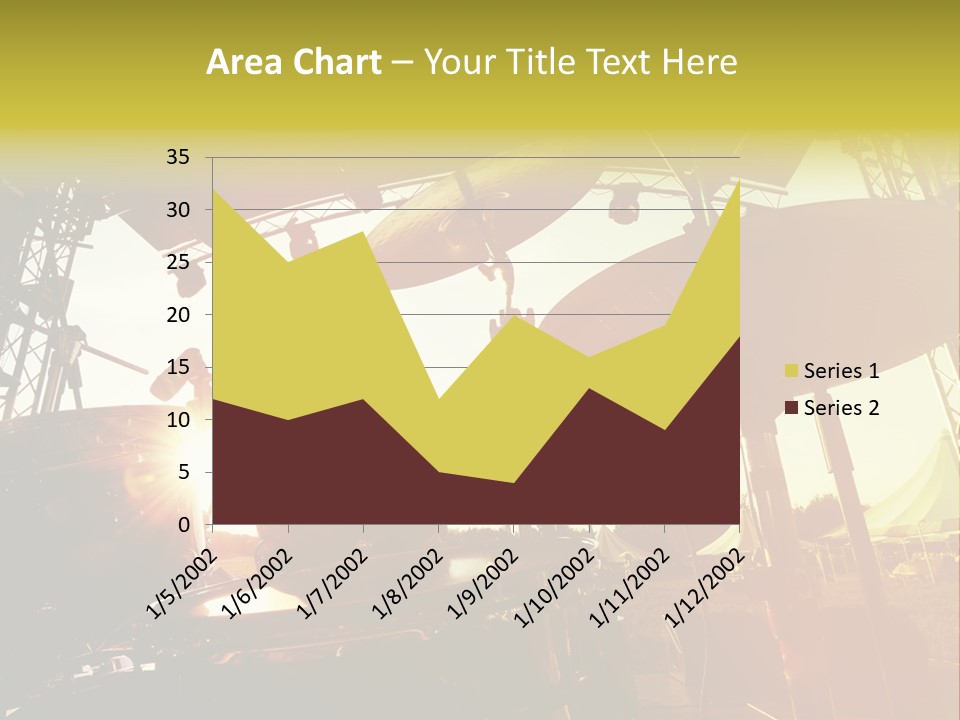Backlit Guitar Live PowerPoint Template