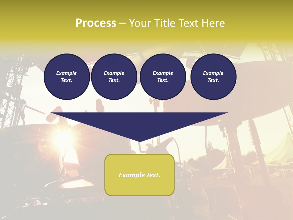 Backlit Guitar Live PowerPoint Template