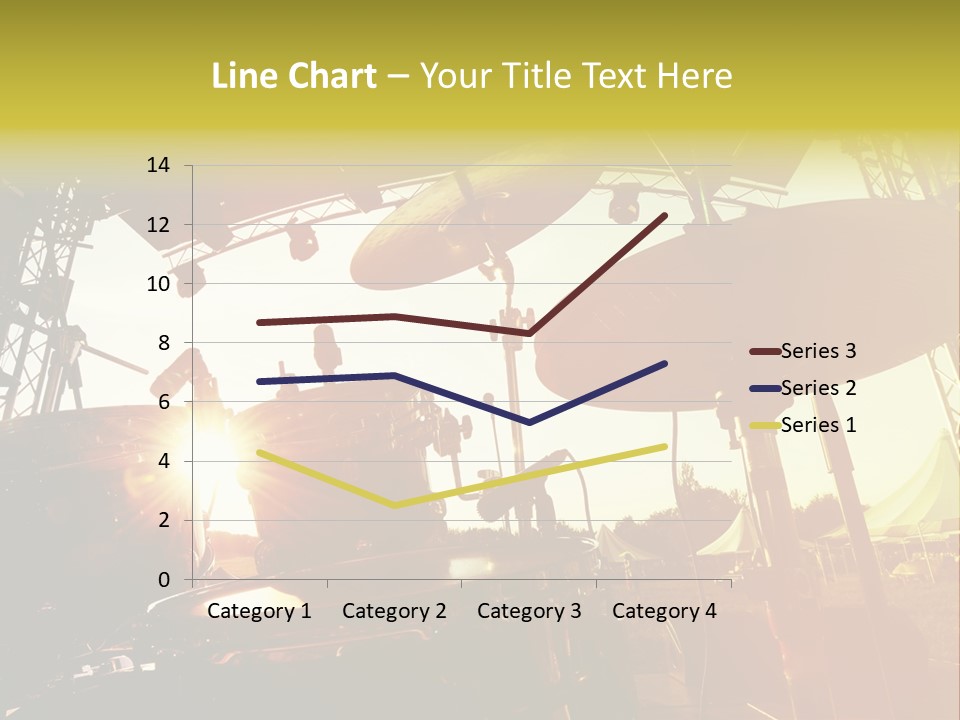Backlit Guitar Live PowerPoint Template