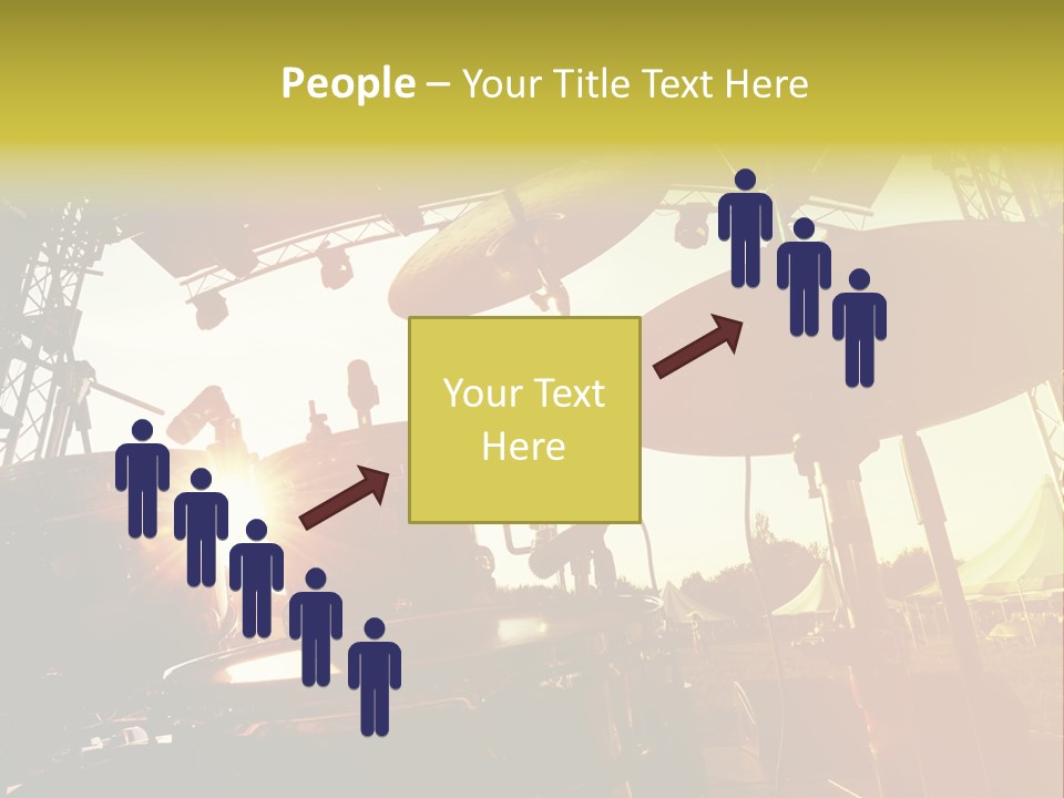 Backlit Guitar Live PowerPoint Template