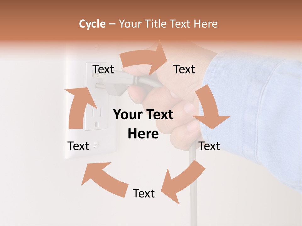 Watts Electricity Socket PowerPoint Template