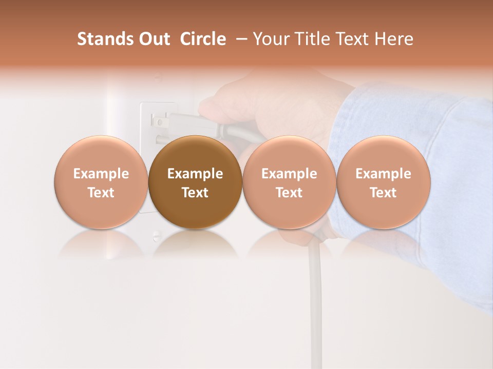 Watts Electricity Socket PowerPoint Template