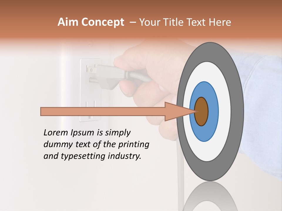 Watts Electricity Socket PowerPoint Template