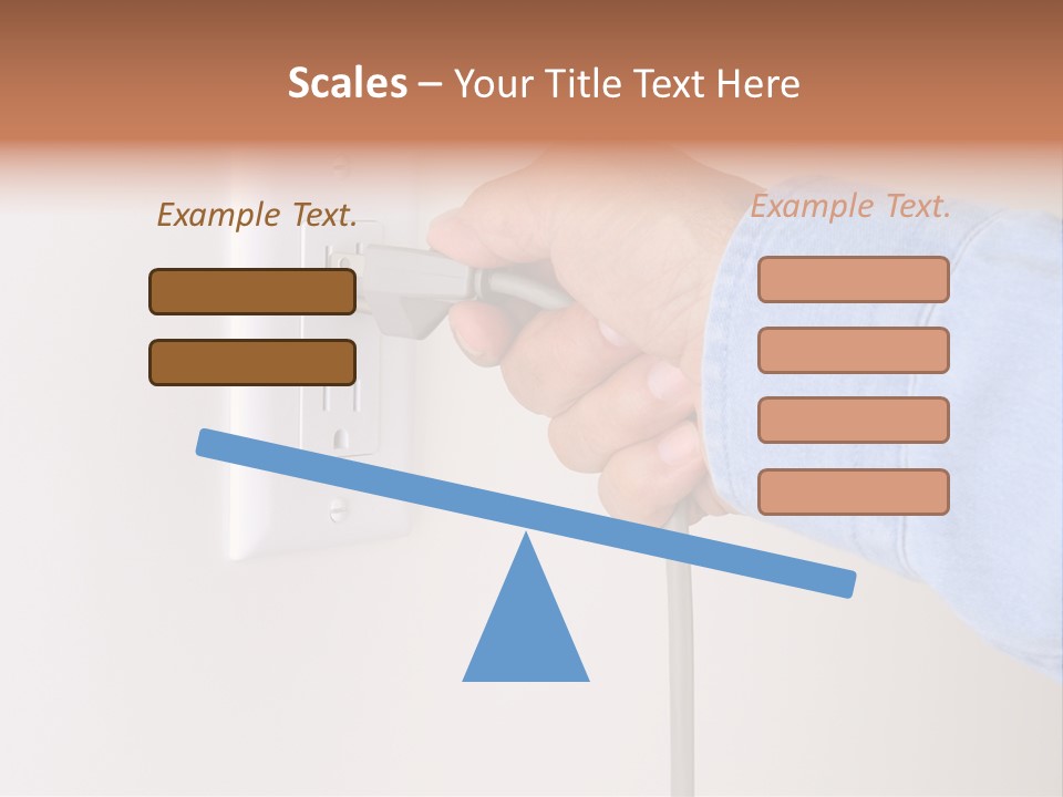 Watts Electricity Socket PowerPoint Template