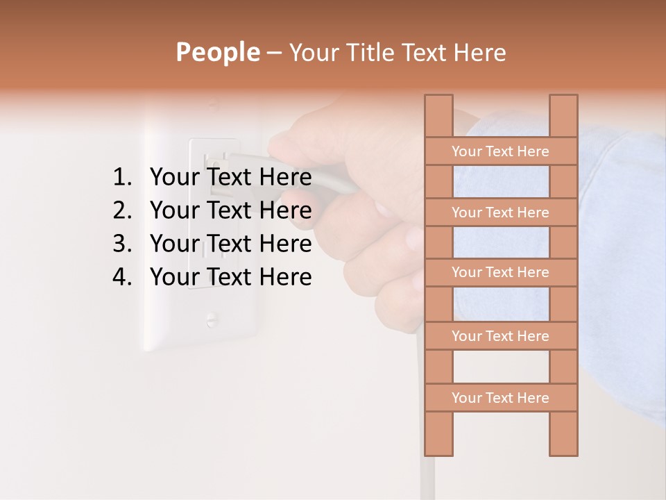 Watts Electricity Socket PowerPoint Template