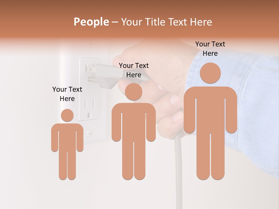 Watts Electricity Socket PowerPoint Template