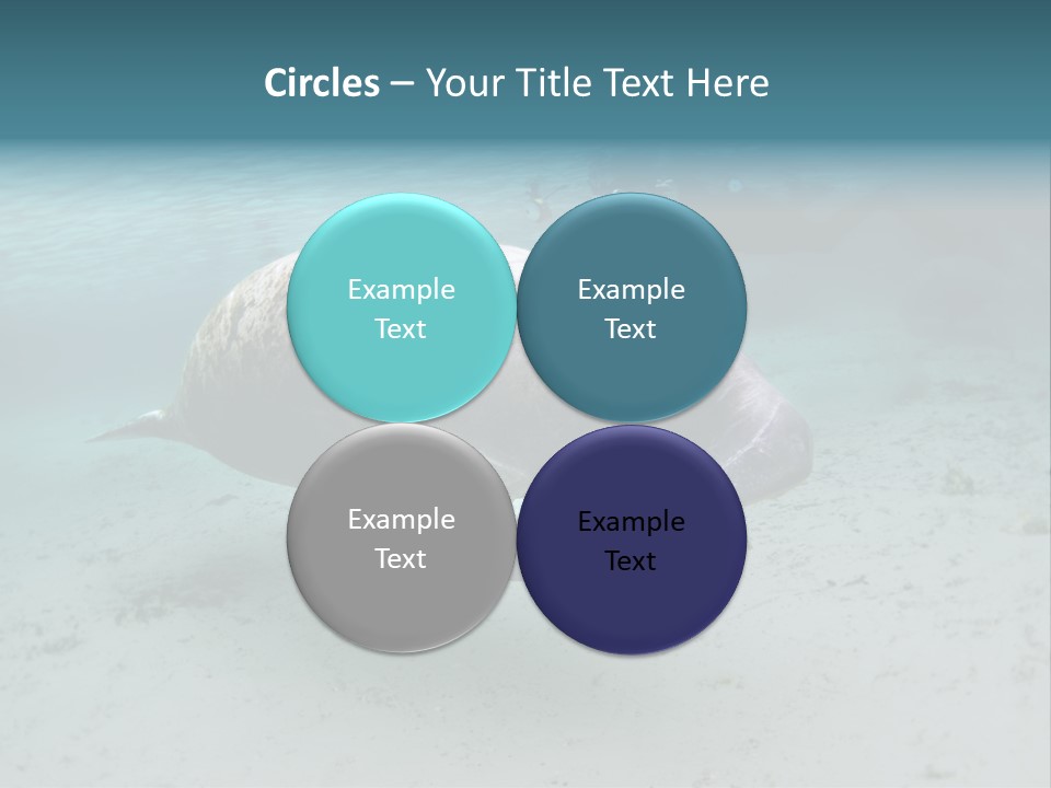 Tropical Bottom Crystal PowerPoint Template