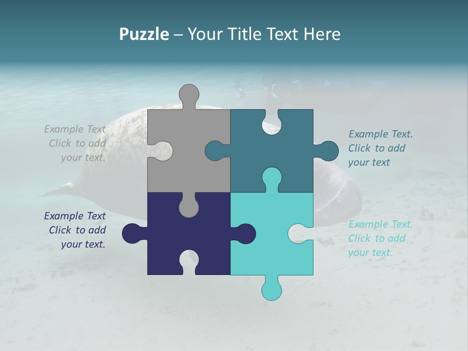 Tropical Bottom Crystal PowerPoint Template