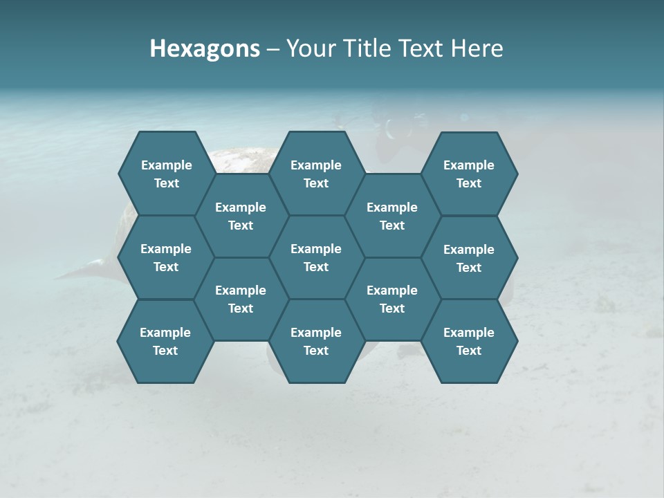 Tropical Bottom Crystal PowerPoint Template