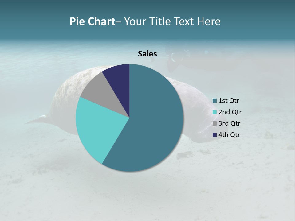 Tropical Bottom Crystal PowerPoint Template