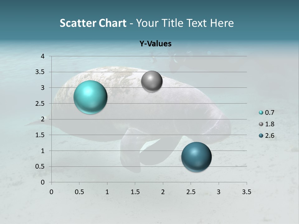 Tropical Bottom Crystal PowerPoint Template
